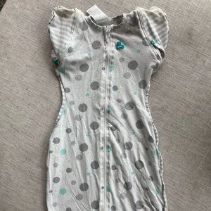 Love to dream swaddle - dots - large
